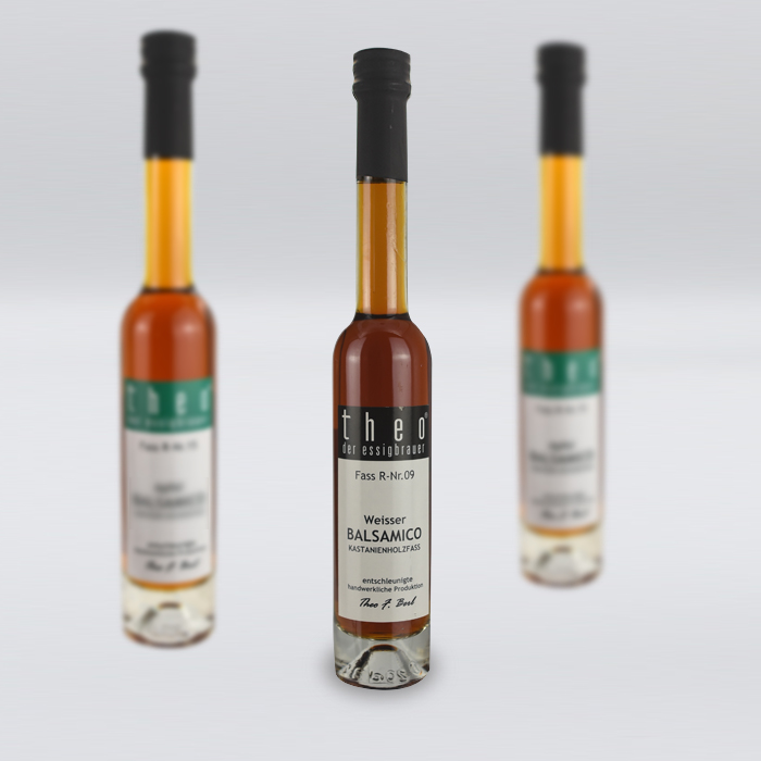 Theo - Weißer Balsamico aus dem Kastanienholzfass 200ml
