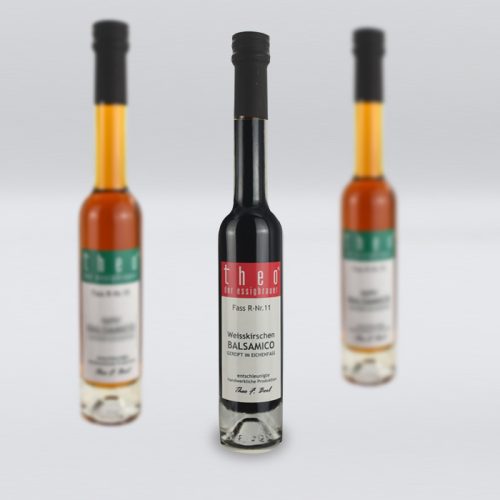 Theo - Weißkirsch Balsamico gereift im Eichenfass 200ml