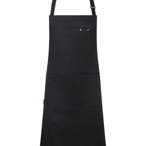 Alternative view of Latzschürze schwarz ROCK CHEF®-Stage2